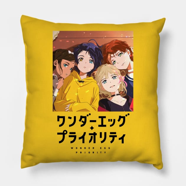 Wonder Egg Priority Pillow by vesterias