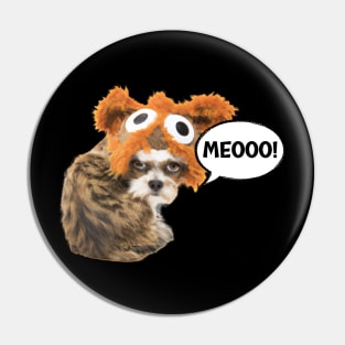 Funny Dog as a Cat Pin