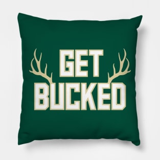 Get Bucked - Green Pillow