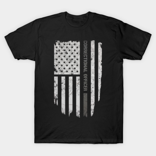 Thin Silver Line Correctional Officer T Shirt Thin Silver Line