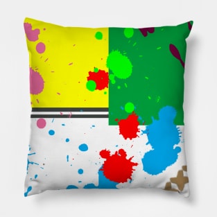 Colorful abstract art Pillow