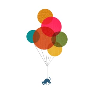 Cat Balloon Trip T-Shirt