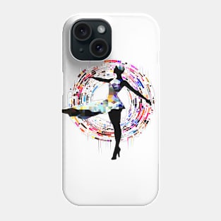 Woman Dancing Dance Performance Abstract Phone Case