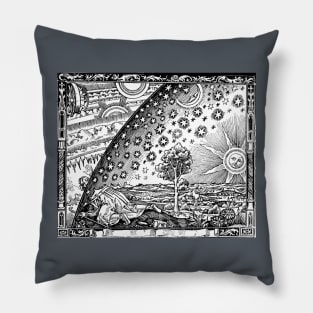 Flammarion engraving - Machinery of the Universe Pillow