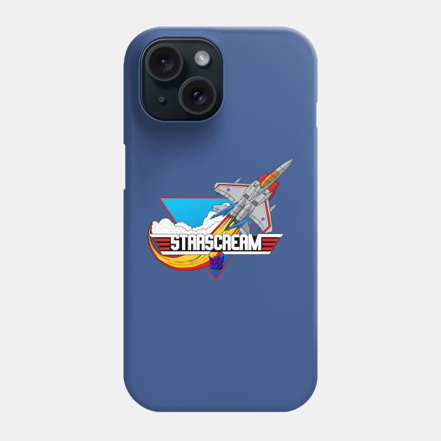 Starscream Retro Jet Phone Case by Rodimus Primal