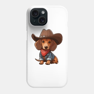 Tiny Sheriff Doxie Phone Case