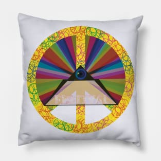 Music Festival  - Peace Symbol Pillow