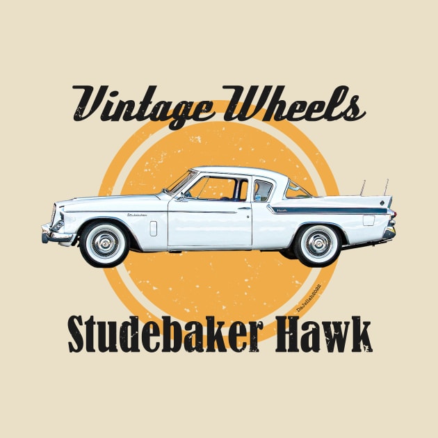 Vintage Wheels - Studebaker Hawk by DaJellah