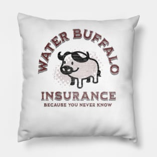 Water Buffalo Insurance Pillow