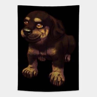 Rottweiler puppy Tapestry