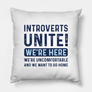 Introverts Unite Pillow