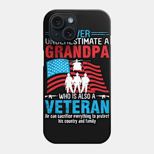 Happy Veteran Memorial Day Grandpa Phone Case