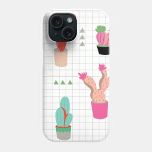 Cactus Grid Phone Case