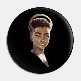 Black woman angel Pin