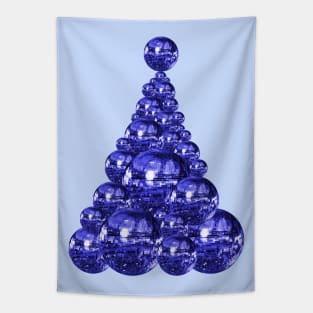 1970's Indigo Disco Christmas Tree Tapestry