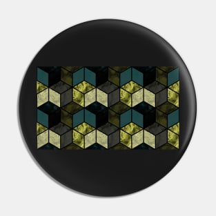 3d mosaic cubes Pin