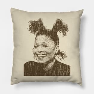 VINTAGE -   Janet is Jackson Pillow