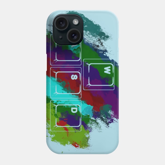 WASD Phone Case by Cybertrunk