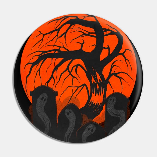 FrightFall2021: Graveyard Pin by Chad Savage