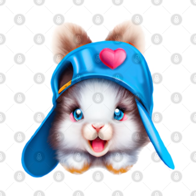 Cute Adorable Hip Hop Baby Bunny by CBV