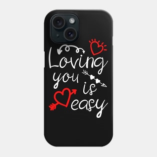 Love you Valentine's day girlfriend, wife gift idea Phone Case