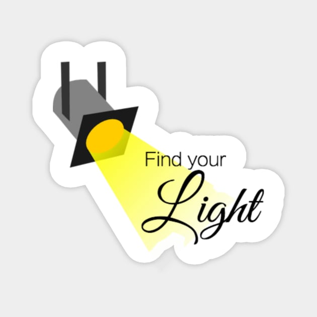 Find Your Light Magnet by kiramrob