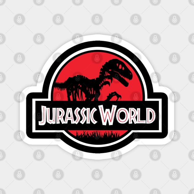 Jurassic World Magnet by Galina Povkhanych