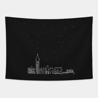 Venice at Night: A Single Line of Dreams Tapestry