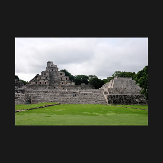 Site archéologique d'Edzna, Campeche, Mexique by franck380