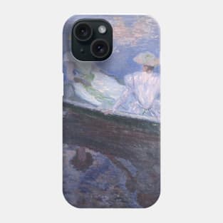On the Boat by Claude Monet Phone Case