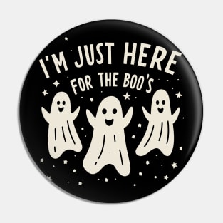 Just Here for the BOOS Pin