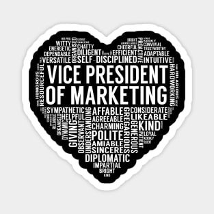 Vice President Of Marketing Heart Magnet