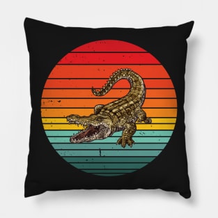 Vintage American Alligator Souvenir Pillow