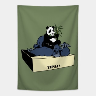 Panda vs Gorilla Tapestry