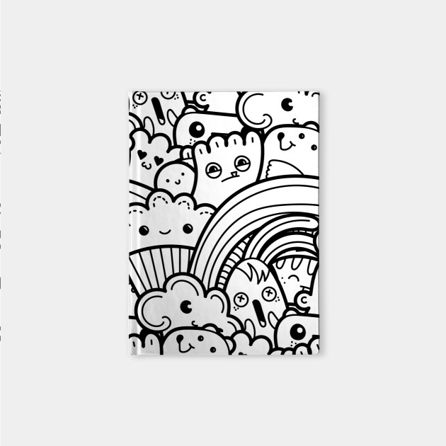Cute Doodle Art Doodle Notebook Teepublic
