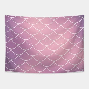 Fish scale drawing Pattern Tapestry