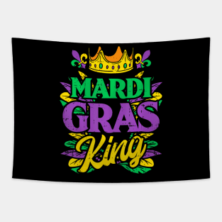 Mardi Gras King Crown  Mardi Gras Men Boys Tapestry