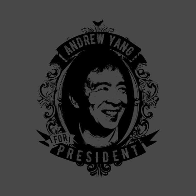 Andrew Yang For President 2020 T-shirt by Bobtees