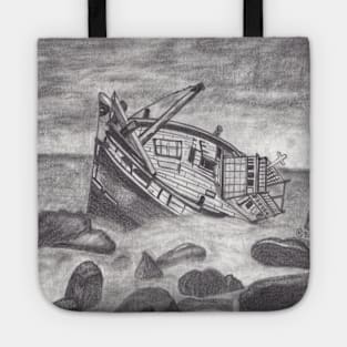 Sunken ship Tote