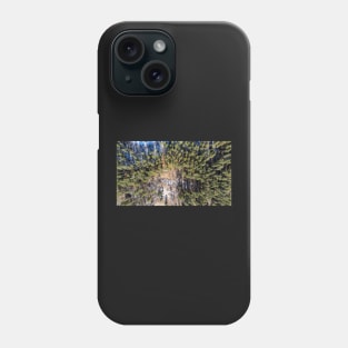 Looking Down Above the Trees Phone Case