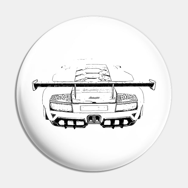 Murciélago GT  Wireframe Pin by SynchroDesign