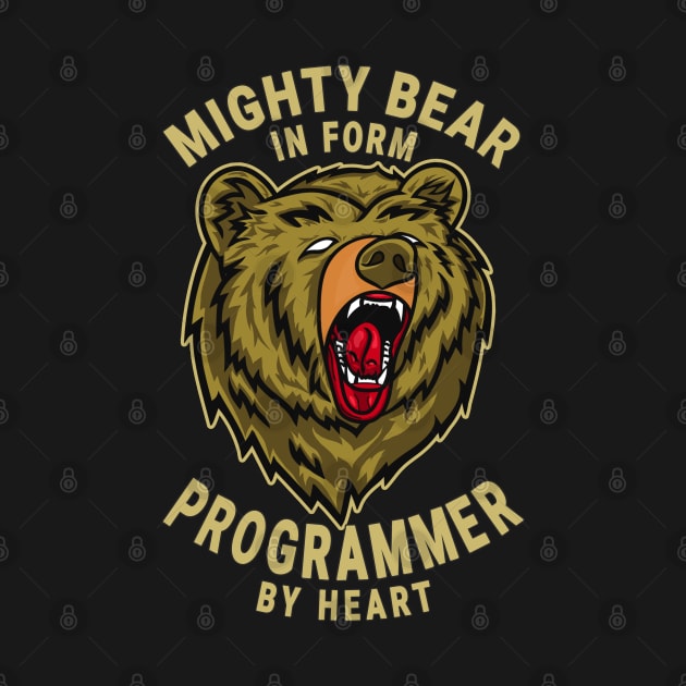 Programmer Mighty Bear Design Quote by jeric020290