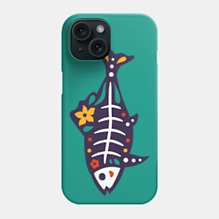 Colorful Day of the Dead Fish | Dia de los Muertos Pescado Phone Case