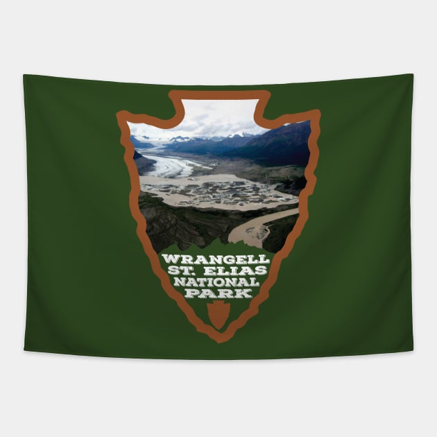 Wrangell-St. Elias National Park and Preserve arrowhead Tapestry by nylebuss