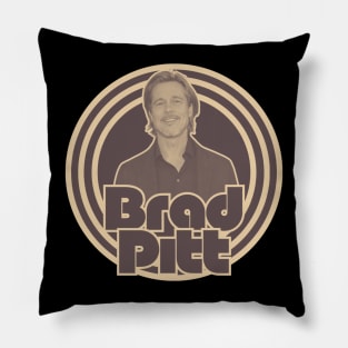 Brad pitt vintage Pillow