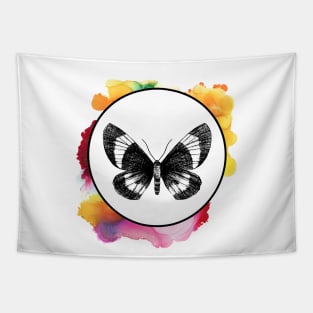 Color Splash Butterfly Tapestry