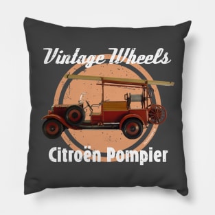 Vintage Wheels - Citroën Pompier Pillow