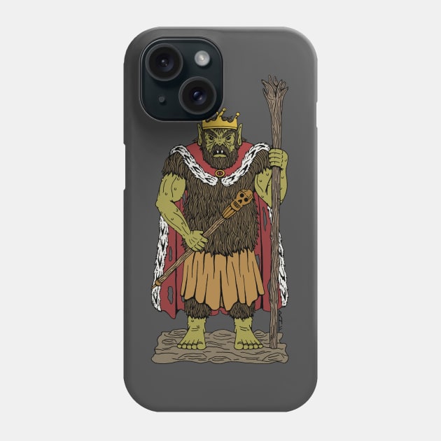 King Troll Phone Case by AzureLionProductions