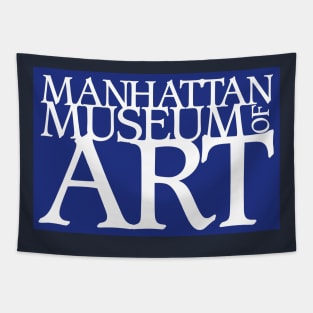 Manhattan Museum of Art Sign Tapestry