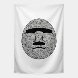 Easter Moai Egg Tapestry